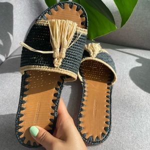 NIB Carrie Forbes Woven Sandals